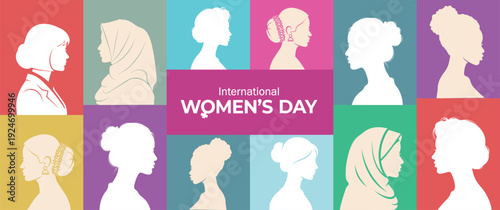 International Women's Day concept background. #GiveToGain Women Equality Day Concept.