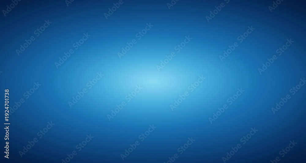 Obraz premium Vibrant blue gradient background with bright central light