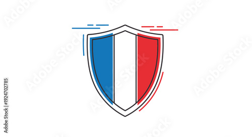French Flag Shield Icon: Symbol of National Security, Patriotism, and Protection Free Download French Flag Shield Icon: Symbol of National Security, Patriotism, and Protection - GFXLoad