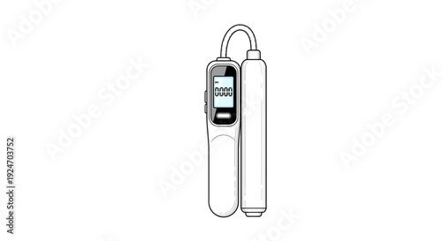 Digital Jump Rope with Timer and Counter - Fitness Equipment for Exercise