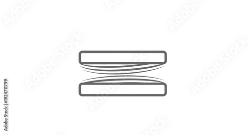 Abstract representation of pressure, compression, and force between two surfaces.