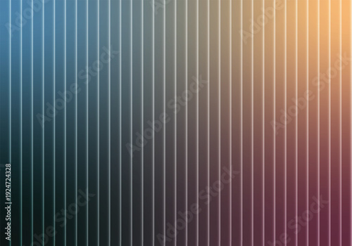 A gradient background with vertical lines in shades of blue purple and orange hues