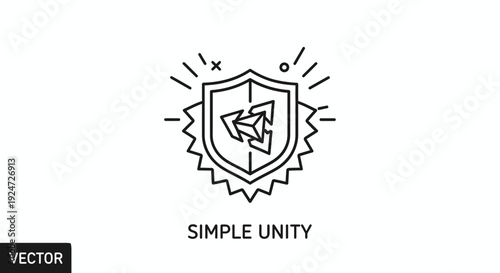 Unity Shield Icon: Secure, Reliable, and Connected System