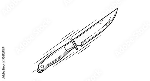Vintage Knife Illustration