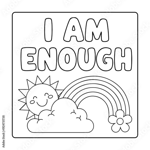 Affirmations Positive Words Coloring Book