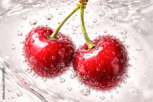 cherry in water