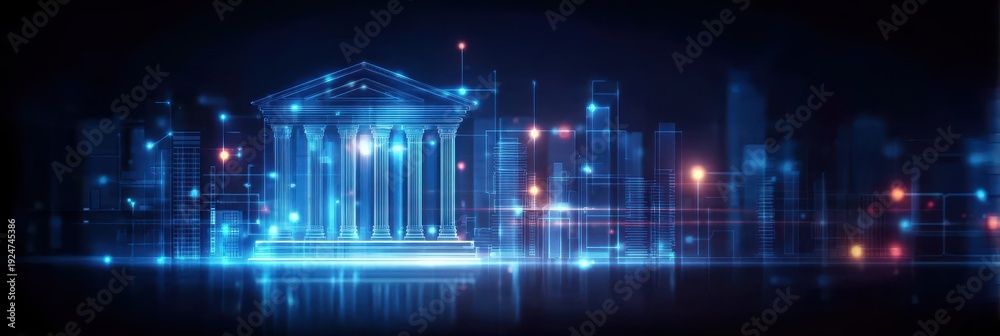 Fototapeta premium Compliance resilience grows from governance anchored in regulation and structured by a framework uniting policy, rule, and law.