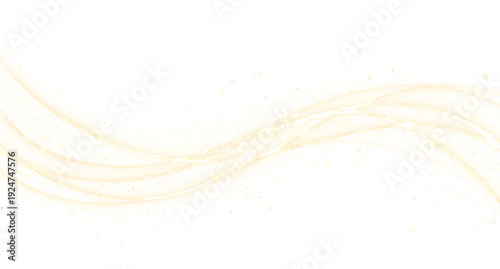 Luxury Golden Light Streak with Magic Glitter Effect for Graphic Element