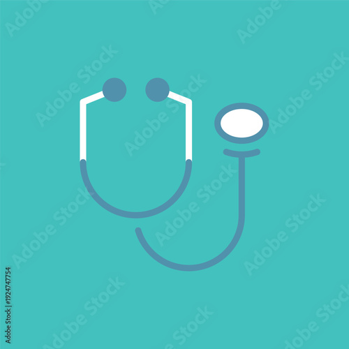 聴診器の医療アイコン