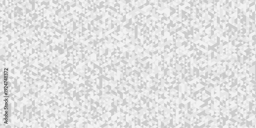 Abstract low polygon paper cubic white, gray wallpaper design. vector transparent polygon reangle square pattern. geometric wall tile metal cube triangle background.