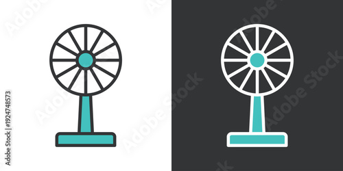 扇風機のベクターアイコン