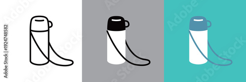 水筒のベクターアイコン