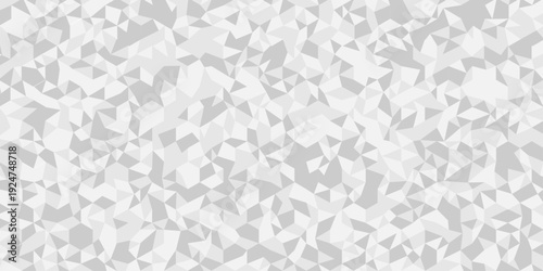 Abstract low polygon paper cubic white, gray wallpaper design. vector transparent polygon reangle square pattern. geometric wall tile metal cube triangle background.