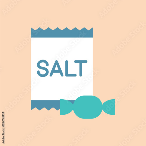 塩飴のベクターアイコン