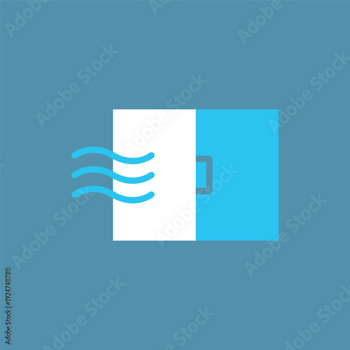 窓を開けて換気するアイコン