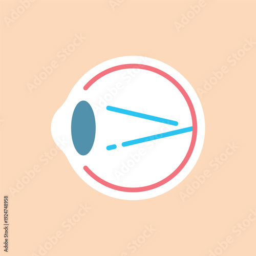 シンプルな目のベクターアイコン