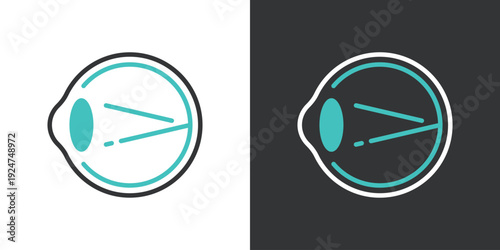 シンプルな目のベクターアイコン