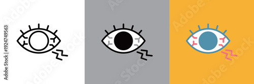 シンプルな目のベクターアイコン