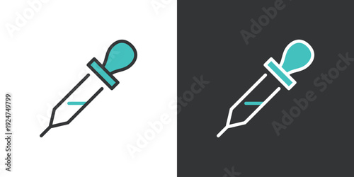 スポイトのベクターアイコン