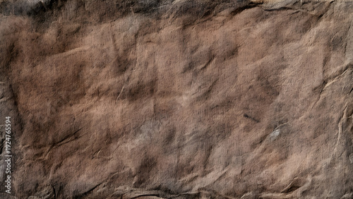 A close-up view of a old vintage paper texture . Vintage dirty crumpled paper background