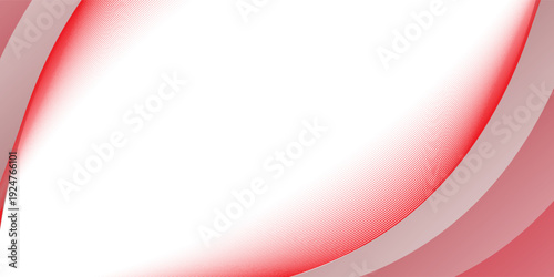 Red abstract wavy presentation background. Vector illustration