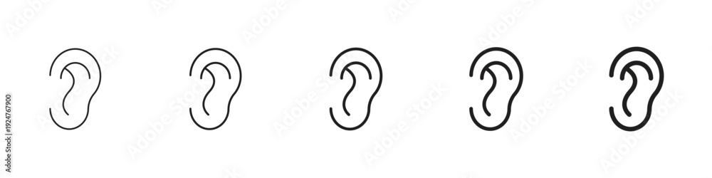 Fototapeta premium Ear icon