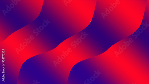 Abstract wavy gradient background with vibrant red and deep purple fluid shapes.