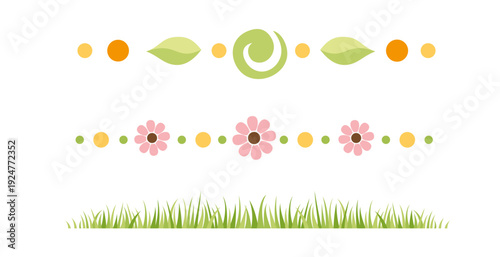 Spring horizontal dividers collection