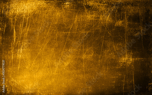 Dark yellow distress wall cement texture