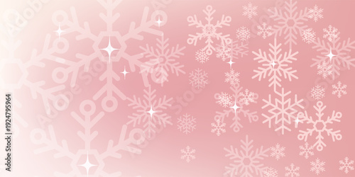 Christmas seamless pattern with snowflakes. Concept of Xmas background. VectorPrint