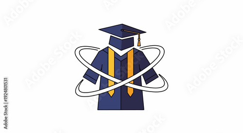 Graduate in Academic Regalia.