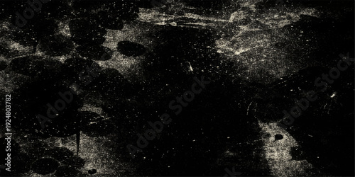 An abstract black and white grunge background featuring dark storm clouds and a bright explosion of white smoke and fog in a night sky texture