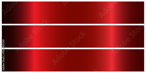 A set with red gradients. color palette for design, a collection of high-quality gradients. Metallic texture, shiny background..