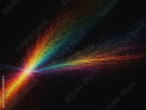 Retro VHS style light leak overlay with heavy grain noise, floating dust, and warm flare streaks against black backdrop