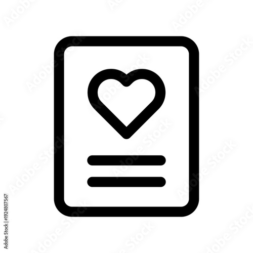 Love Card Icon