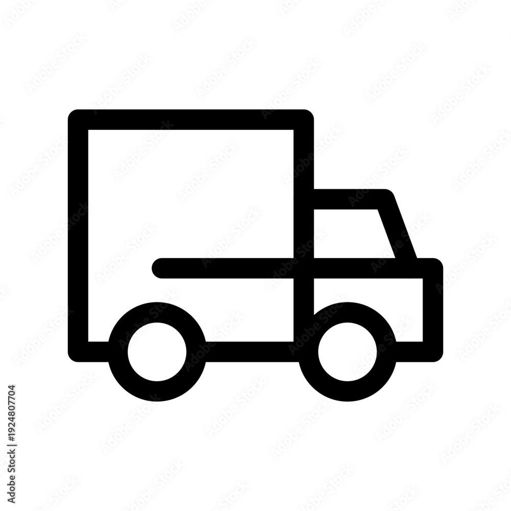 Fototapeta premium Delivery Truck Icon