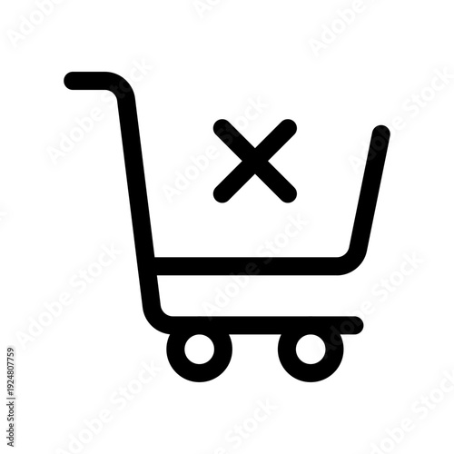 Delete Trolley Icon