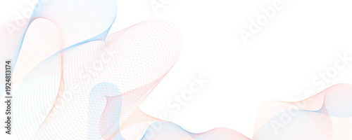 Abstract wave element for design. Digital frequency track equalizer. Stylized line art background. Vector