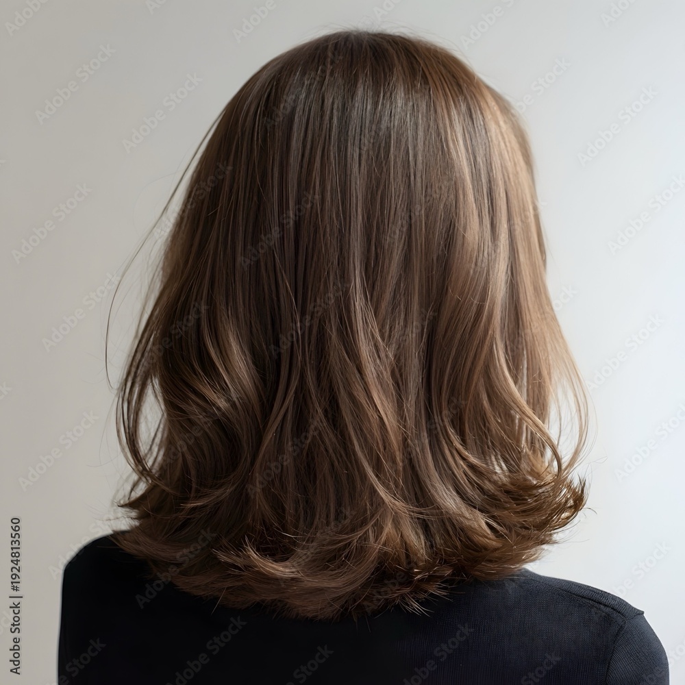 Naklejka premium long hair style