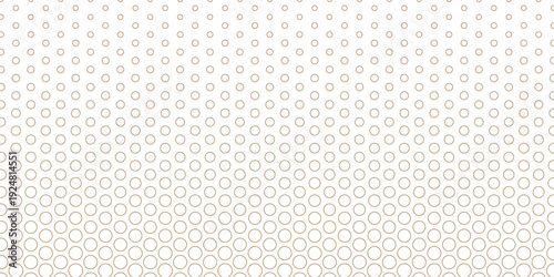 simple brown outline halftone dot pattern for banner poster background.