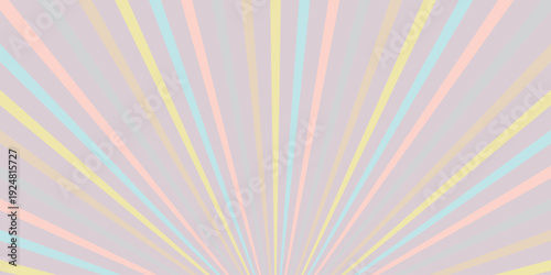 simple coloring sunburst line pattern for banner poster background.