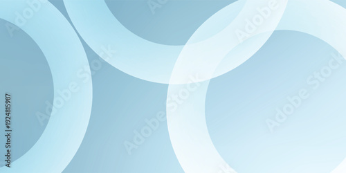 Professional clean technology background with circular shapes and copy space eps10