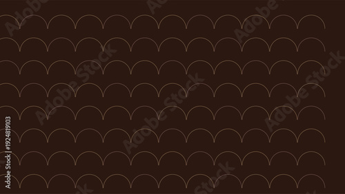 Art Deco inspired 1920s luxury geometric pattern with repeating arches in a warm, earthy color palette, digital design