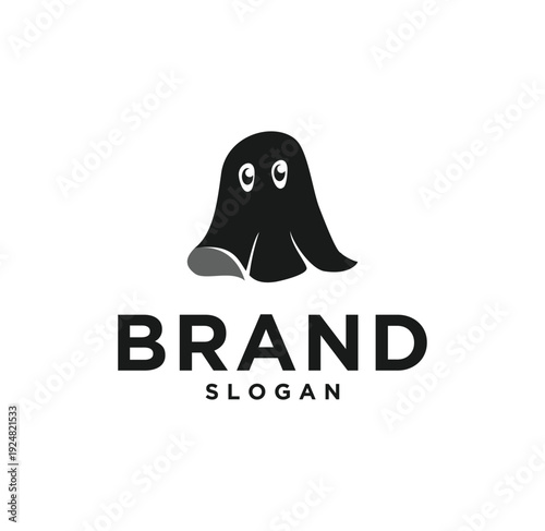 Ghost Spooky Logo Design for Hallowen Costume Shop