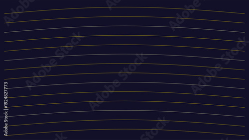 Art Deco inspired 1920s luxury geometric pattern with yellow lines on dark background, abstract design with bold