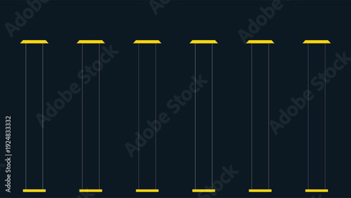 Art Deco inspired geometric pattern with gold accents and symmetrical design, set against a dark background, modern luxury