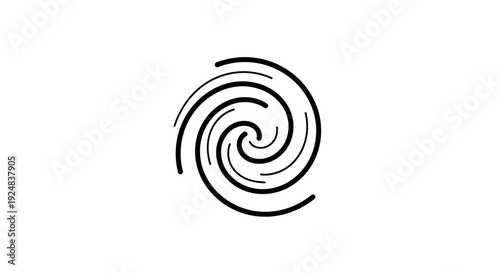Abstract Swirl Vortex Motion Graphic