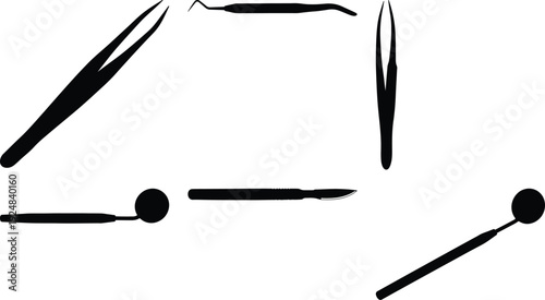 Assorted stylized arrows and pointers in a minimalist black and white design