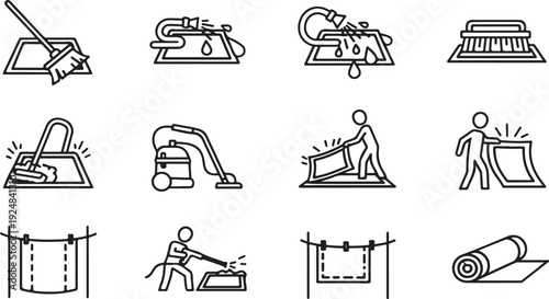 A comprehensive illustration of various carpentry tools and techniques Vector