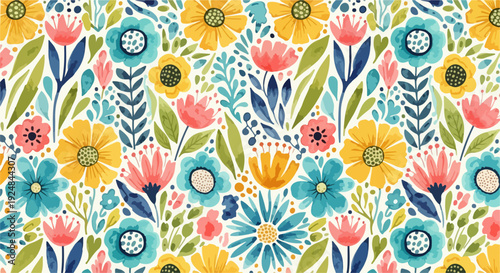 Dreamlike floral arrangement in soothing pastel tones